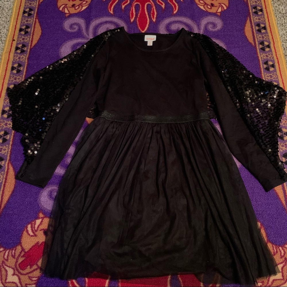 Cat & Jack Bat Wing Dress with Sequins